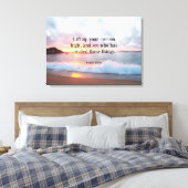 Schrift, Isaiah 40:26 Leinwanddruck (Insitu (Schlafzimmer))
