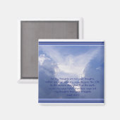 Schrift, Isaiah 55:8,9, Meine Wege sind höher Magnet (Vorderseite/Rückseite)