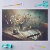 Schrift (Johannes 1:14) Stillleben Seidenpapier (Basteln)