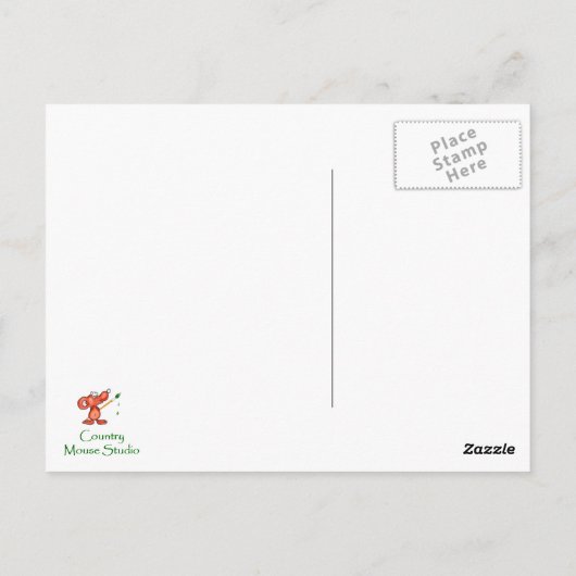 Schrift, John 5:15 Ich bin der Wein Postkarte (Rückseite)