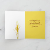 Schrift John 6:35 Bibel des Lebens Karte (Innenseite)