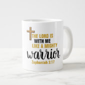 Schrift - Jumbo-Tasse (Vorderseite Rechts)