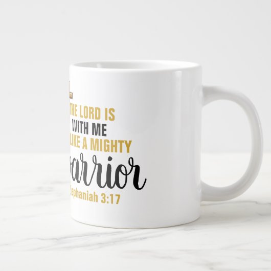 Schrift - Jumbo-Tasse (Rechts)