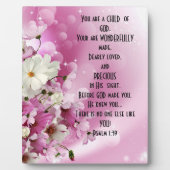 Schrift Kind Gottes Tabletop Plaque mit Easel Fotoplatte (Vorderseite)