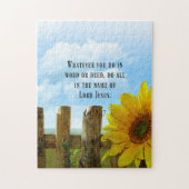 Schrift, Kolossians 3:17 Puzzle (Vertikal)