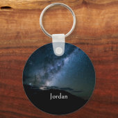 Schrift Komfort meine Hilfe kommt vom Herrn Schlüsselanhänger (Rückseite)