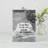 Schrift Lob flache Begrüßungskarte (Stehend Vorderseite)