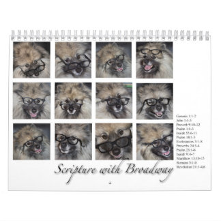 Schrift mit Broadway, Kalender 2016