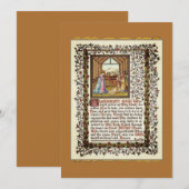 Schrift mit Geburt Jesu (Vorne/Hinten)
