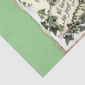 Schrift mit Ivy Seidenpapier (Ausschnitt)