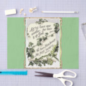 Schrift mit Ivy Seidenpapier (Handwerk)