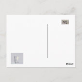 Schrift mit Originalbild Postkarte (Rückseite)