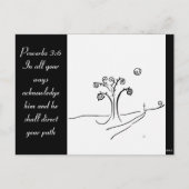 Schrift mit Originalbild Postkarte (Vorderseite)