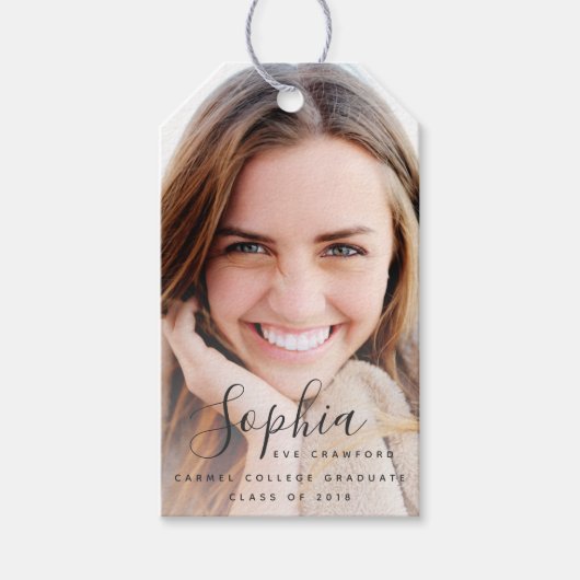 Schrift Name Geschenkanhänger (Vorderseite)