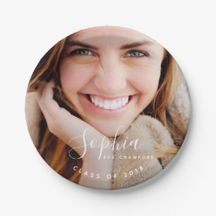 Schrift Name Pappteller