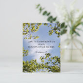 Schrift, Offenbarungen 1:7, Postkarte (Stehend Vorderseite)