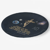 Schrift Pappteller (Schrägansicht)