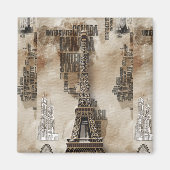 Schrift Paris Magnet (Vorne)