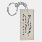 Schrift Philippinen 4:13 Schlüsselanhänger (Vorderseite links)