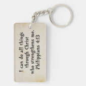 Schrift Philippinen 4:13 Schlüsselanhänger (Rückseite)
