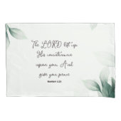 Schrift Pillowcase Kissenbezug (Vorderseite-Links)