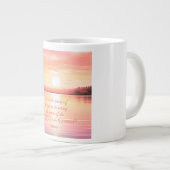 Schrift Psalm 113:3 Jumbo-Tasse (Vorderseite Rechts)
