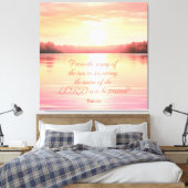 Schrift Psalm 113:3 Leinwanddruck (Insitu (Schlafzimmer))