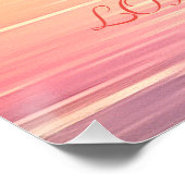 Schrift Psalm 113:3 Poster (Ecke)