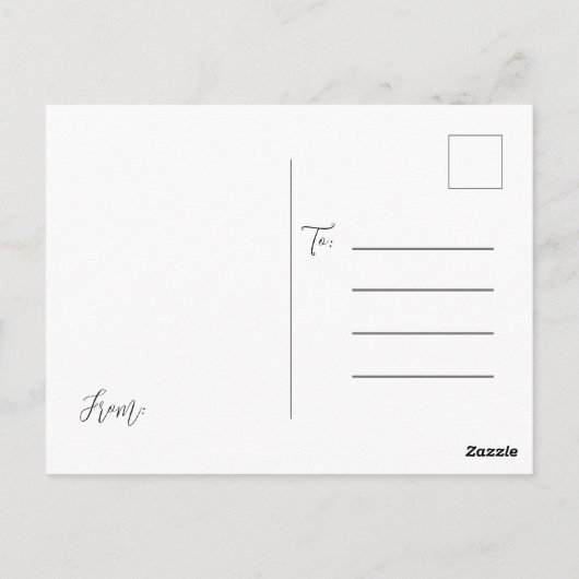 Schrift Psalm 113:3 Postkarte (Rückseite)