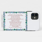 Schrift, Psalm 11, Bibelverse, Case-Mate iPhone Hülle (Rückseite (Horizontal))