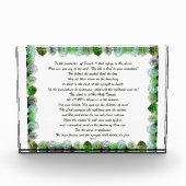 Schrift, Psalm 11, Bibelverse, Fotoblock (Vorderseite)