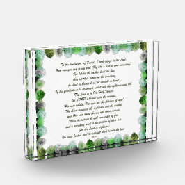 Schrift, Psalm 11, Bibelverse, Fotoblock