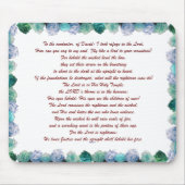 Schrift, Psalm 11, Bibelverse, Mousepad (Vorne)