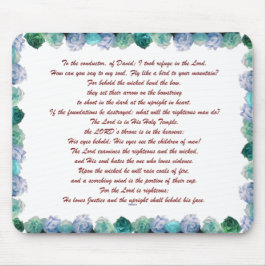 Schrift, Psalm 11, Bibelverse, Mousepad