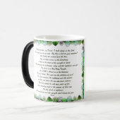 Schrift, Psalm 11, Bibelverse, Verwandlungstasse (Vorderseite Links)