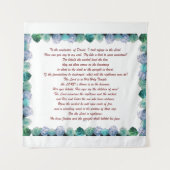 Schrift, Psalm 11, Bibelverse, Wandteppich (Vorderseite)