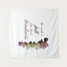 Schrift, Psalm 33, Rosen weiß und rosa