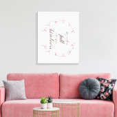 Schrift, Psalm 33, Vollkommenheit Leinwanddruck (Insitu (Wohnzimmer))