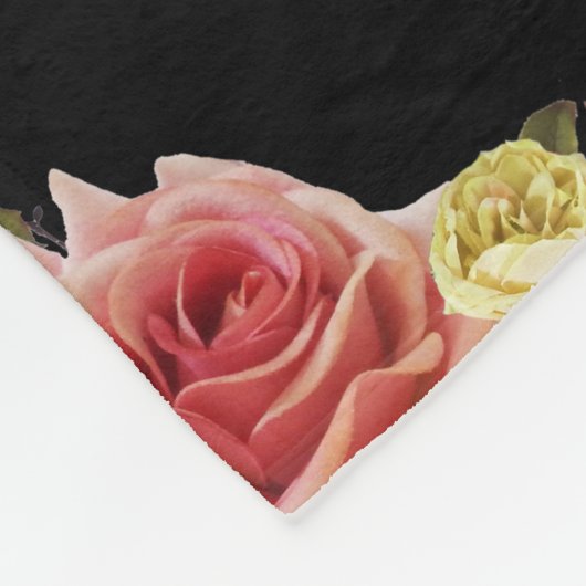 Schrift Psalm 9, Florin Fleecedecke (Ecke)