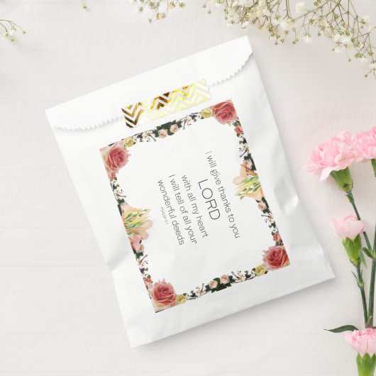 Schrift Psalm 9, Florin Geschenktütchen (Versiegelt)