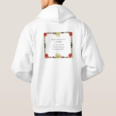 Schrift Psalm 9, Florin Hoodie (Rückseite)