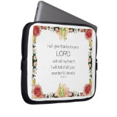 Schrift Psalm 9, Florin Laptopschutzhülle (Vorne Rechts)