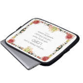 Schrift Psalm 9, Florin Laptopschutzhülle (Vorne Knopf)