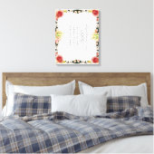 Schrift Psalm 9, Florin Leinwanddruck (Insitu (Schlafzimmer))