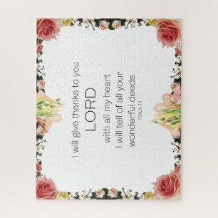 Schrift Psalm 9, Florin Puzzle