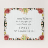 Schrift Psalm 9, Florin Puzzle (Horizontal)
