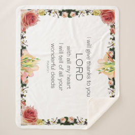 Schrift Psalm 9, Florin Sherpadecke