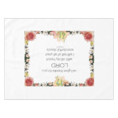 Schrift Psalm 9, Florin Tischdecke (Vorderseite (Horizontal))