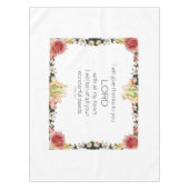 Schrift Psalm 9, Florin Tischdecke (Vorderseite)