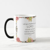 Schrift Psalm 9, Florin Verwandlungstasse (Links)